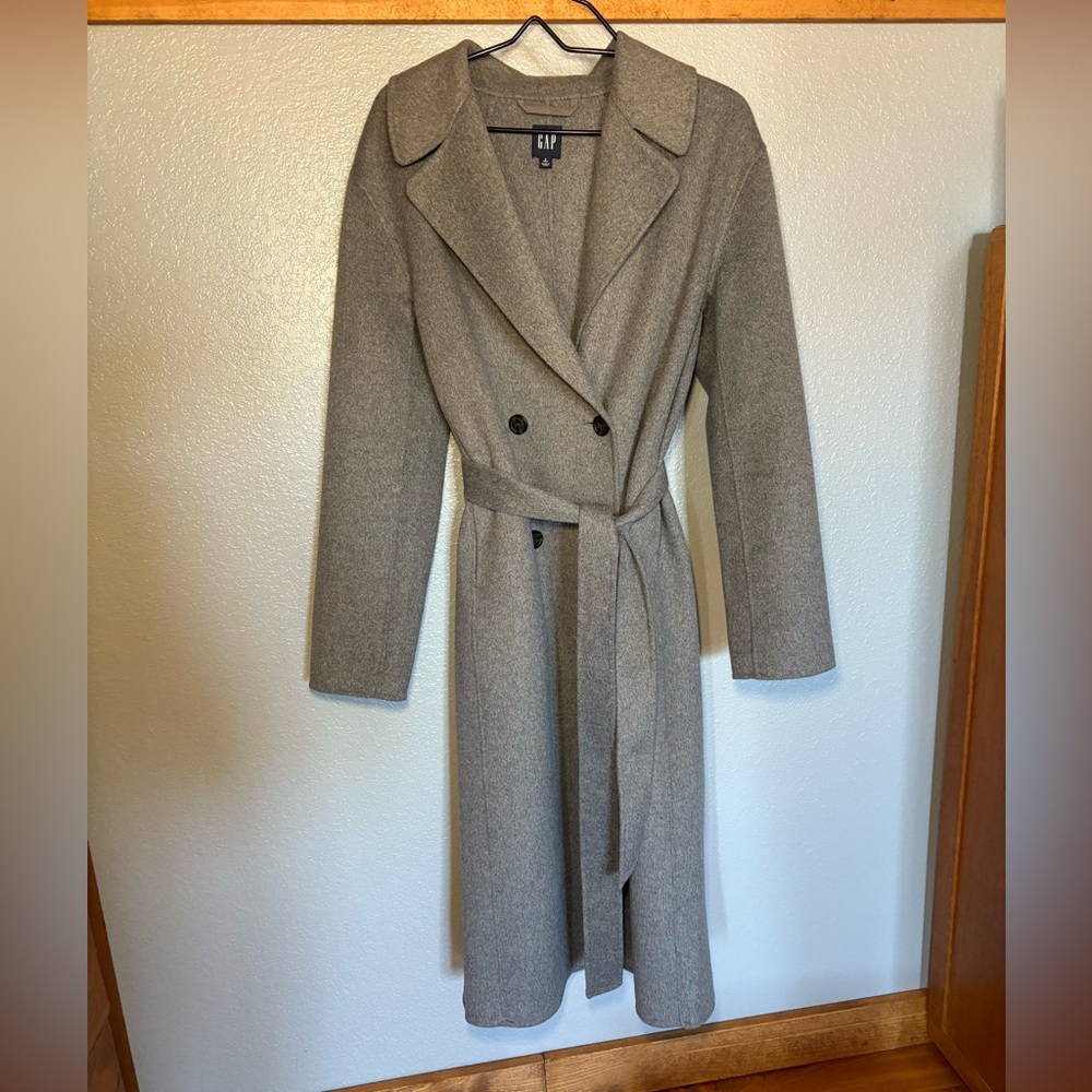 Belted Double-Faced Wool Coat